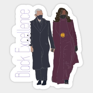 Black excellence,  Obamas Sticker